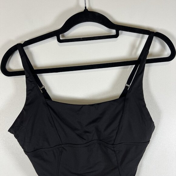 Andie Black One-Piece Swimsuit Size Medium Black Andie‎ One Piece Swimwear Beach - Picture 2 of 9